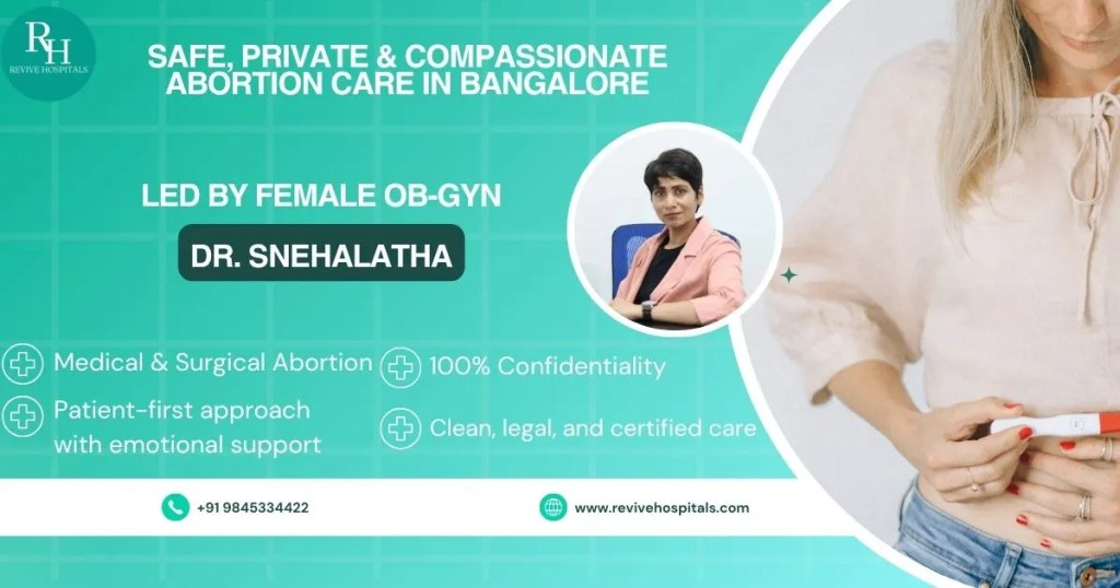 Safe Abortion Pills in Bangalore at Revive Hospitals